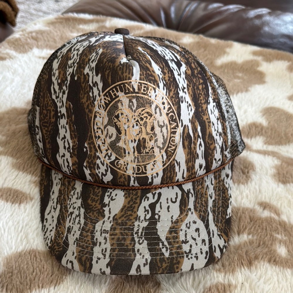 Idaho Bowhunting Brown Camo Patterned Hat